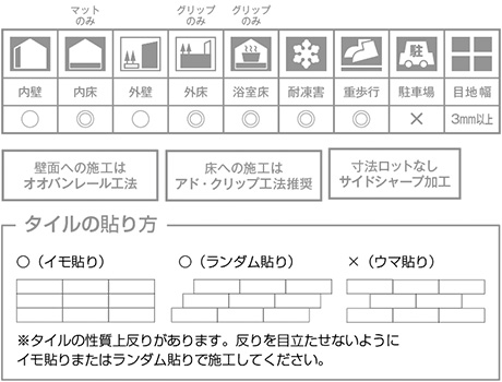 メメント ライトブラウン（グリップ）｜タイル/新商品の通販